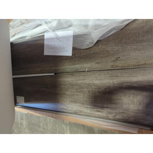 Wilkinson Farmhouse Full Murphy Bed with Large Storage Drawer & Charging Station, Gray