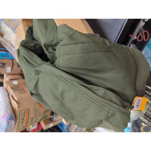 Size L Carhartt Boys' Canvas Insulated Hooded Active Jacket