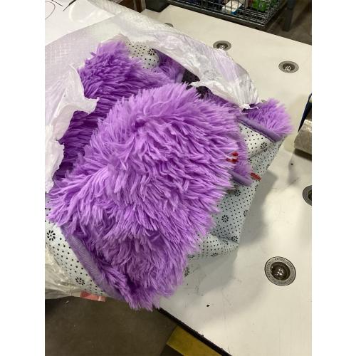 Purple Area Rug for Bedroom, Small 2x3 Rugs for Living Room Nursery Kids Room Dorm Home Decor Aesthetic, Fluffy Shaggy Rug with 4 Anti-Slip Carpet Tapes