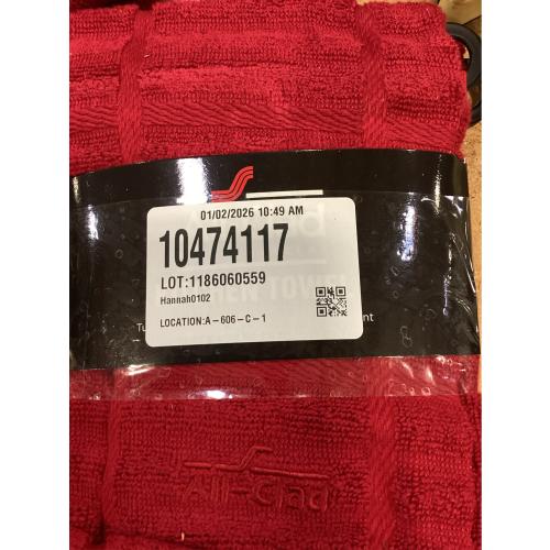 All-Clad Solid Kitchen Towel: Highly Absorbent, Super Soft Long Lasting - 100% Cotton, 17x30 Tea Towel for Cleaning & Drying Dishes, Pans, Glassware, or Countertops, (2Pack), Chili