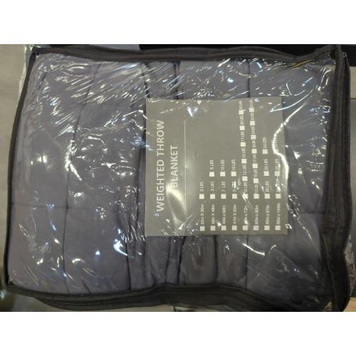 yescool Weighted Blanket for Adults (20 lbs, 60” x 80”, Grey) Cooling Heavy Blanket for Sleeping Perfect for 190-210 lbs, Queen Size Breathable Blanket with Premium Glass Bead, Machine Washable