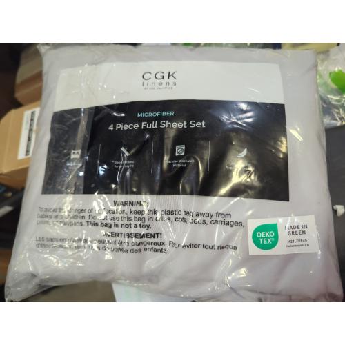 Size Full Size 4 Piece Color Grey Sheet Set - Comfy Breathable & Cooling Bed Sheets Set - Hotel Luxury Bedding for Women, Men, Kids, Teens, Boys & Girls - Deep Pockets, Soft and Wrinkle Free - Oeko-Tex - French Grey