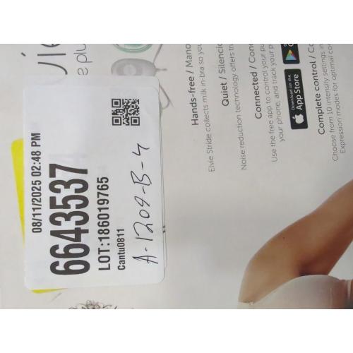 Elvie Stride Plus Hands Free Breast Pump with Carry Bag