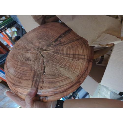 Elongated Toilet Seat Thick tree cut rings Resin Toilet Seat with Quietly Close Quick Release Hinges Decorative Toilet Seat with Cover Easy to Clean and Install Rustic Bathroom Decor