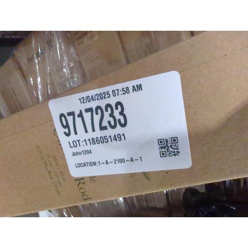 Size 28 to 48 inch Color Brown Bee & Willow Amos 28 to 48-Inch Single Curtain Rod Set in Natural Oak