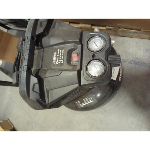 Ironton Oil-Free Pancake Compressor, 1.6 HP, 6-Gallon, 2.6/3.6 CFM