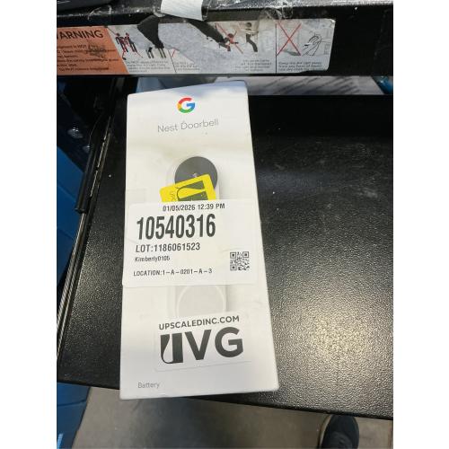 Google Nest Doorbell (Battery) - Smart Wi-Fi Video Doorbell Camera - Snow