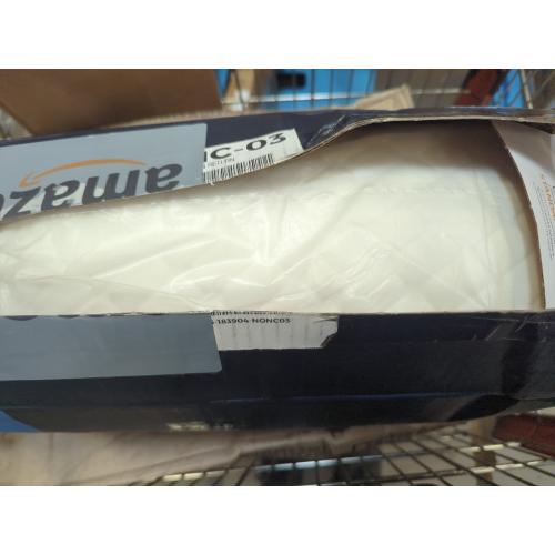 Color White Sidney Sleep Pillow for Side and Back Sleepers - Comfort for Neck and Shoulder Pain - Adjustable Contour Fill - Queen Size - Extra Fill Included (White)