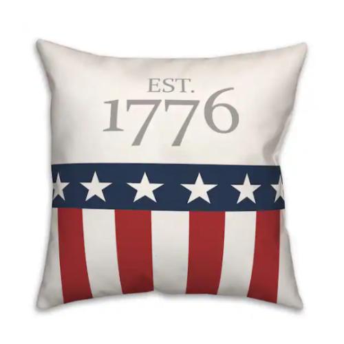 Est 1776 Throw Pillow