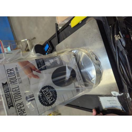 Kamenstein Stainless Steel Paper Towel Holder 13.25 in. H X 7 in. W X 7.17 in. L