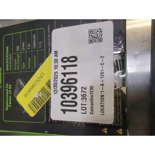 Re-Fuel LP-E6 Replacement Lithium-Ion Battery for Canon DSLR Cameras (RF-LPE6)