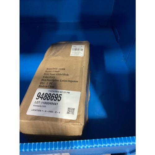 Avanti® Gilded Birds Bath Soap/Lotion Dispenser