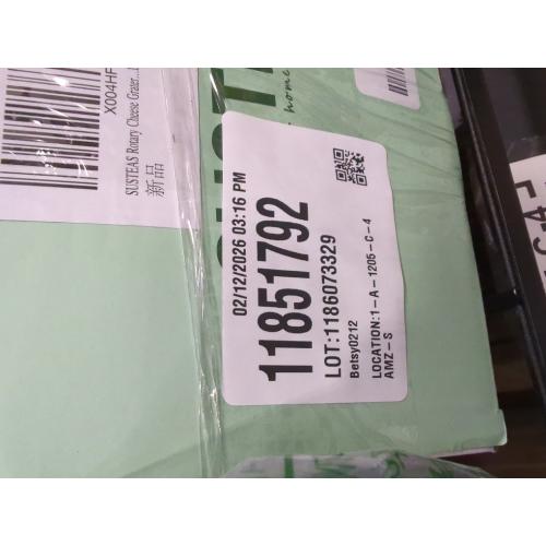 SUSTEAS Rotary Cheese Grater with Handle - Vegetable Shredder with 5 Well-designed Blades & Strong Suction Base,Round Mandoline Slicer & Food Chopper for Kitchen,with Blade Storage Box(Retro Green)