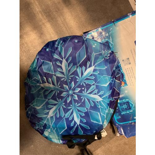 W&O Frozen Princess Tent for Girls with Magical Sound Button, LED Lights, Crown & Wand – Indoor & Outdoor Frozen Tent for Girls Ages 3-7