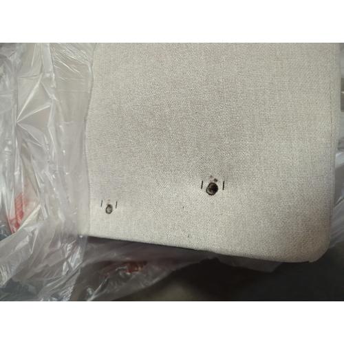 Upholstered Dining Chairs Set of 1 with Casters, Wingback Modern Side Armless Deskchair with Rollers for Diningroom Bedroom Livingroom Reading Room, Linen Fabric