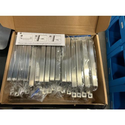 Ravinte 32 Pack 5 Inch Kitchen Square Cabinet Handles Satin Nickel Pulls Brushed Nickel Kitchen Cabinet Hardware Handles for Cupboard Drawer Pulls