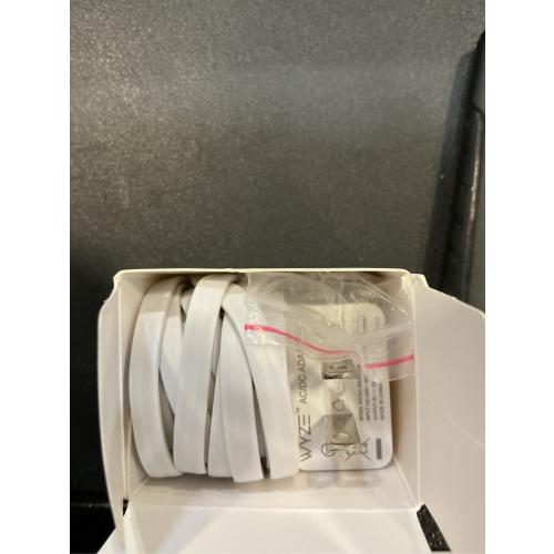 WYZE Cam v3 Pro 2K Indoor/Outdoor Wi-Fi Security Camera with Color Night Vision, Edge AI, Integrated Spotlight & Siren, 2-Way Audio, Compatible with Alexa & Google Assistant, White