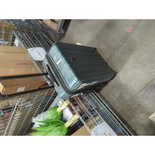 Hanke 20 Inch Carry On Luggage 22x14x9 Airline Approved Lightweight PC Hard Shell Suitcases with Wheels Travel Luggage Rolling Suitcase Travel Luggage Bag for Weekender(Blackish Green)