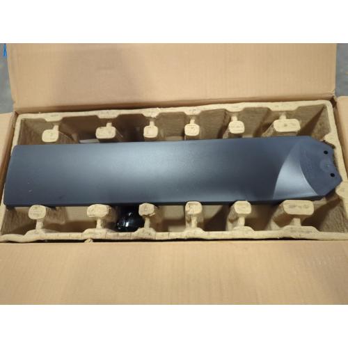 Harbor Breeze Reidsport 44-in Matte black Color-changing Integrated LED Indoor/Outdoor Downrod or Flush Mount Ceiling Fan with Light and Remote (5-Blade)