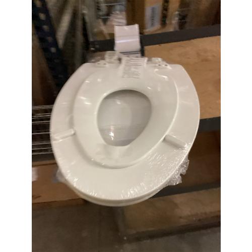 Mayfair NextStep2 Slow-Close Toilet Seat with Built-In Toddler Potty Training Seat, Removable, White, Elongated