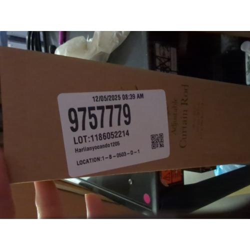 Bee & Willow Selah 48 to 84-Inch Adjustable Curtain Rod Set in Oak