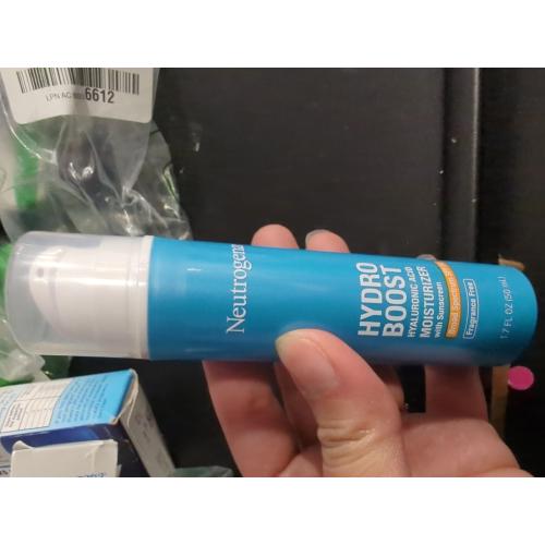 Neutrogena Hydro Boost Hyaluronic Acid Facial Moisturizer to Hydrate & Soothe Dry Skin - Fragrance Free - SPF 50 - 1.7 fl oz