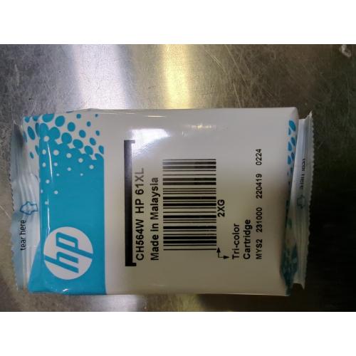 HP 61XL Single Ink Cartridge - Tri-color (CH564WN#140): High Yield, 3 Colors
