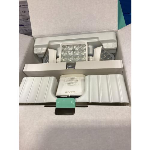 Wired Outdoor Wi-Fi Floodlight Pro Home Security Camera with 2K Resolution and App Control, Works with Alexa and Google