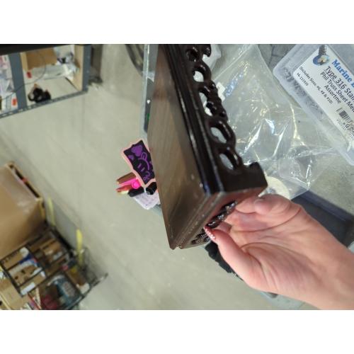 Ebony Wood Display Pedestal, 5.5 Inches Width, 1.57 Inches Height