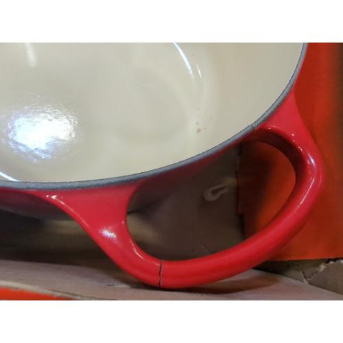 Le Creuset Enameled Cast Iron Signature Round Dutch Oven, 7.25 qt., Cerise