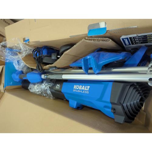 Kobalt 24-volt Cordless Battery String Trimmer and Leaf Blower and 4 Ah (Battery Included) (Charger Included)