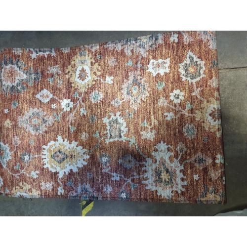 Addison Rugs Chantille ACN753 Orange 1'8 x 2'6 Indoor/Outdoor, Machine Washable, Easy Clean, Non Shedding, Bedroom, Living Room, Dining Room, Kitchen, Patio Rug