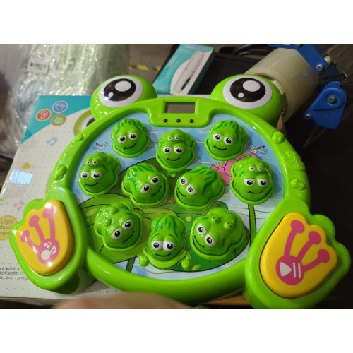 YEEBAY Whack A Frog Game with 2 Hammers, Toddler Early Developmental Learning Toy, Fun Birthday Gift for Kids Age 2 , Toys for 2 3 4 Year Old Boys Grils