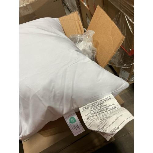 A Size Set of 2, Hotel Collection Fluffy sofa Pillows for Sleeping, 100% Cotton Cover Soft Pillow 22x22 2 Pack