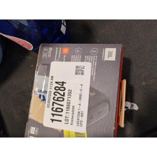 JBL Go 4 Ultra-Portable Waterproof Bluetooth Speaker, Blue