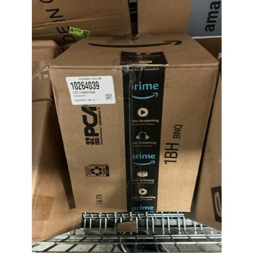 Modern Round Waste Basket - 3.2Gal/12L Open Top Trash Bin - White Garbage Can with Removable Plastic Bin - Keeps Liner Bag Hidden - Bathroom Garbage Can or Trash Can for Kitchen - Minimalist Office