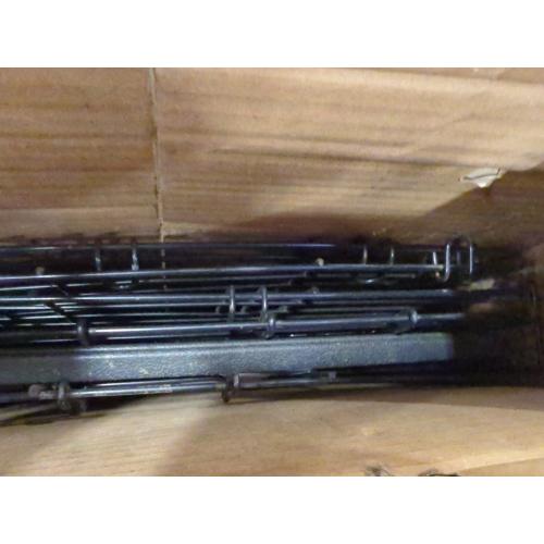 Amazon Basics Durable,Foldable Metal Wire Dog Crate with Tray, Double Door, 30 x 19 x 21 in, Black