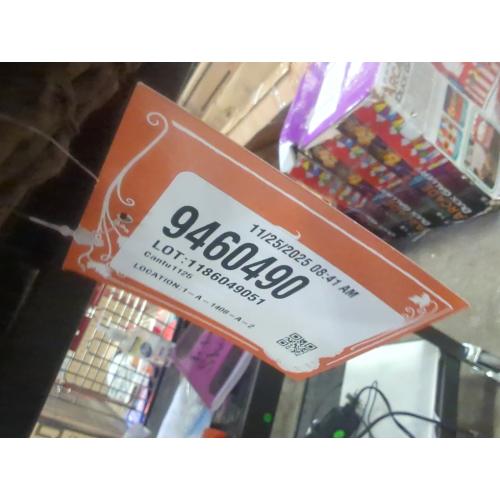 Martha Stewart Orange Decorative Flower Wreath Hanging Pendant for Home and Floral Arrangement for Front Door and Wall Decoration