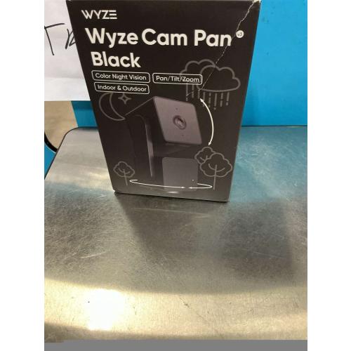 WYZE Cam Pan v3 Indoor/Outdoor IP65 1080P 360° Pan/Tilt/Zoom WiFi Smart Home Security Camera, Motion Tracking for Baby/Pet, Color Night Vision, Works with Alexa&Google Assistant, Free Expert Setup
