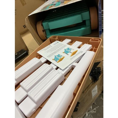 Learning Resources New Sprouts Prep 'n' Store Kitchen Island - Ages 2 , Play Food for Kids, Grocery Store Toys for Toddlers,11 Pieces