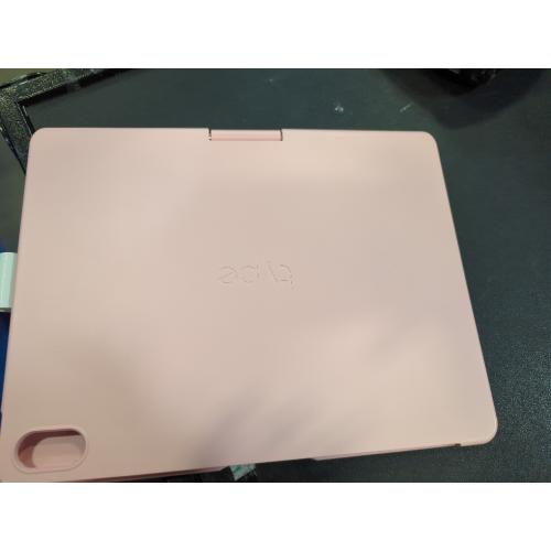 Pink typecase Touch iPad 10th Generation Case with Keyboard (10.9, 2022) and iPad A16 (11th Gen, 2025) – 360° Rotatable, 11-Color Backlit, Multi-Touch Trackpad, Thin & Light (Light Pink)