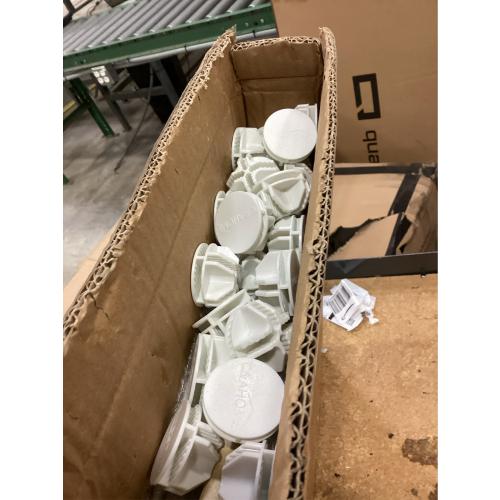 C&AHOME Cube Storage Organizer, 4-Cube Shelves Units, Closet Cabinet, DIY Plastic Modular Book Shelf Ideal for Bedroom, Living Room, Office, 24.8 L x 12.4 W x 24.8 H Milky UPCS04M