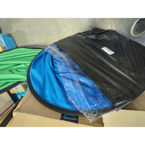 Green Screen Portable,Heorryn 5x6.5ft Green Blue Screen Chair Backdrop Kit Background Double Sided Pop Up Chroma Key for Photography,Live Streaming Gaming Zoom Video Chats Parties and Meeting