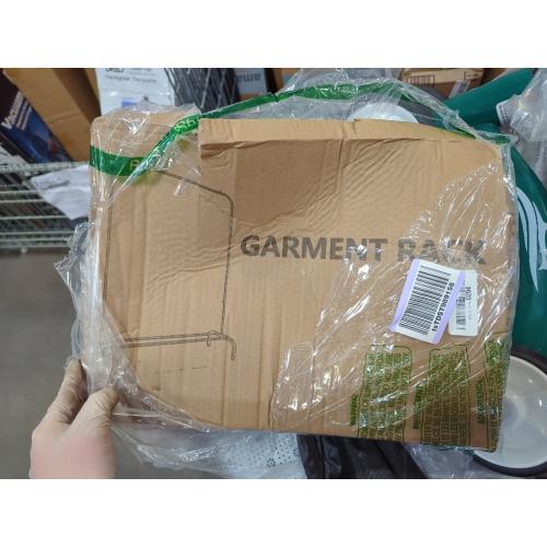 Clothes Rack Metal Clothing Rack with Bottom Shelf Garment Rack for Hanging Clothes Shirts Jeans and Coats Black