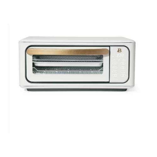 Beautiful Infrared Air Fryer Toaster Oven, 9-Slice, 1800 W, White Icing by Drew Barrymore