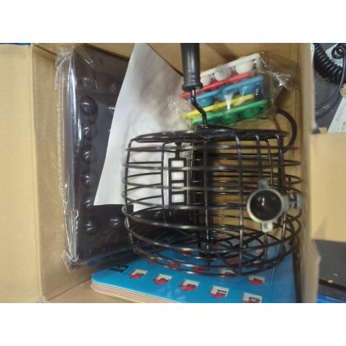 Yuanhe Deluxe Bingo Game Set - 6 Inch Metal Cage with Calling Board, 5 Shutter Slide Cards, 75 Colored Balls, for Large Group Games