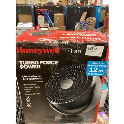 Honeywell HF710 Turbo Force Oscillating Floor Fan Black