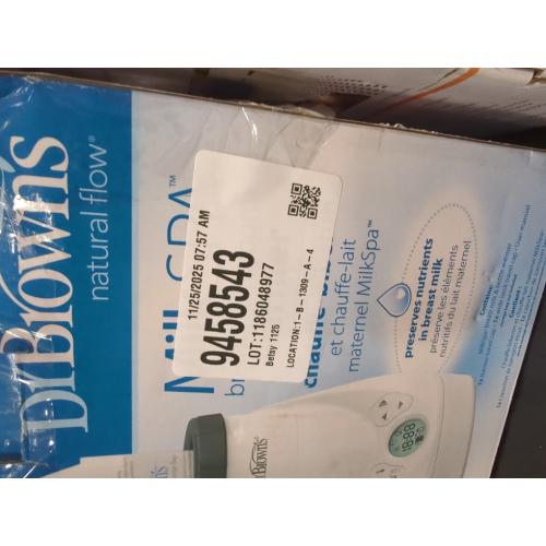 Dr. Brown's Natural Flow Milk Spa Breast Milk & Bottle Warmer with Even and Consistent Warming