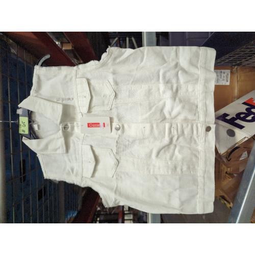 3XL-Size- VIEWON Women's Casual Denim Waistcoat Frayed Sleeveless Ripped Jacket Vest with Pockets