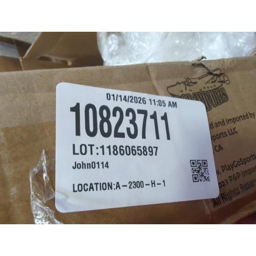 GoSports 30 Inch Table Top Air Hockey Game for Kids - Portable, Battery Operated Game Table - Black